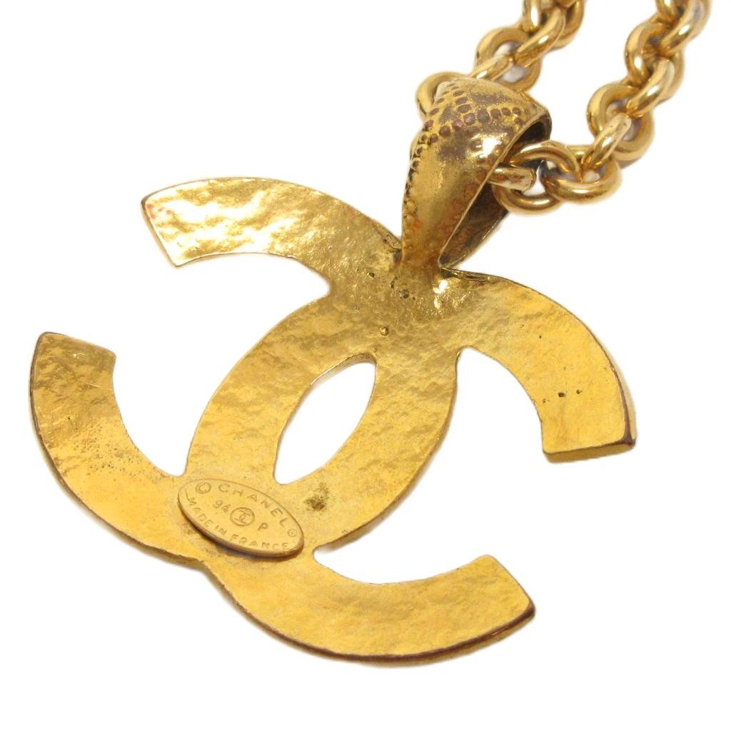 シャネル CHANEL ヴィンテージ ペンダント ネックレス ココマーク 94P