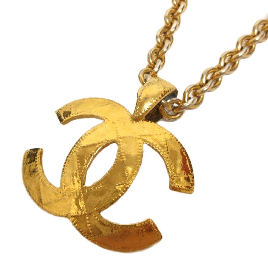 シャネル CHANEL ヴィンテージ ペンダント ネックレス ココマーク 94P 