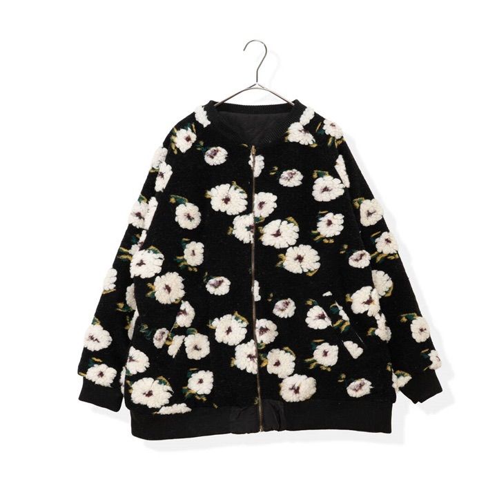 Lupilien】花柄ボア×キルティング 2WAYブルゾン リバーシブル - メルカリ