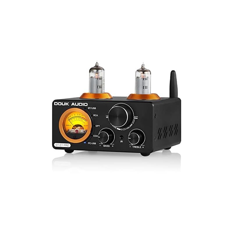 Nobsound ST-01 PRO 6K4 Bluetooth 5.0 真空管アンプ VUメーター USB