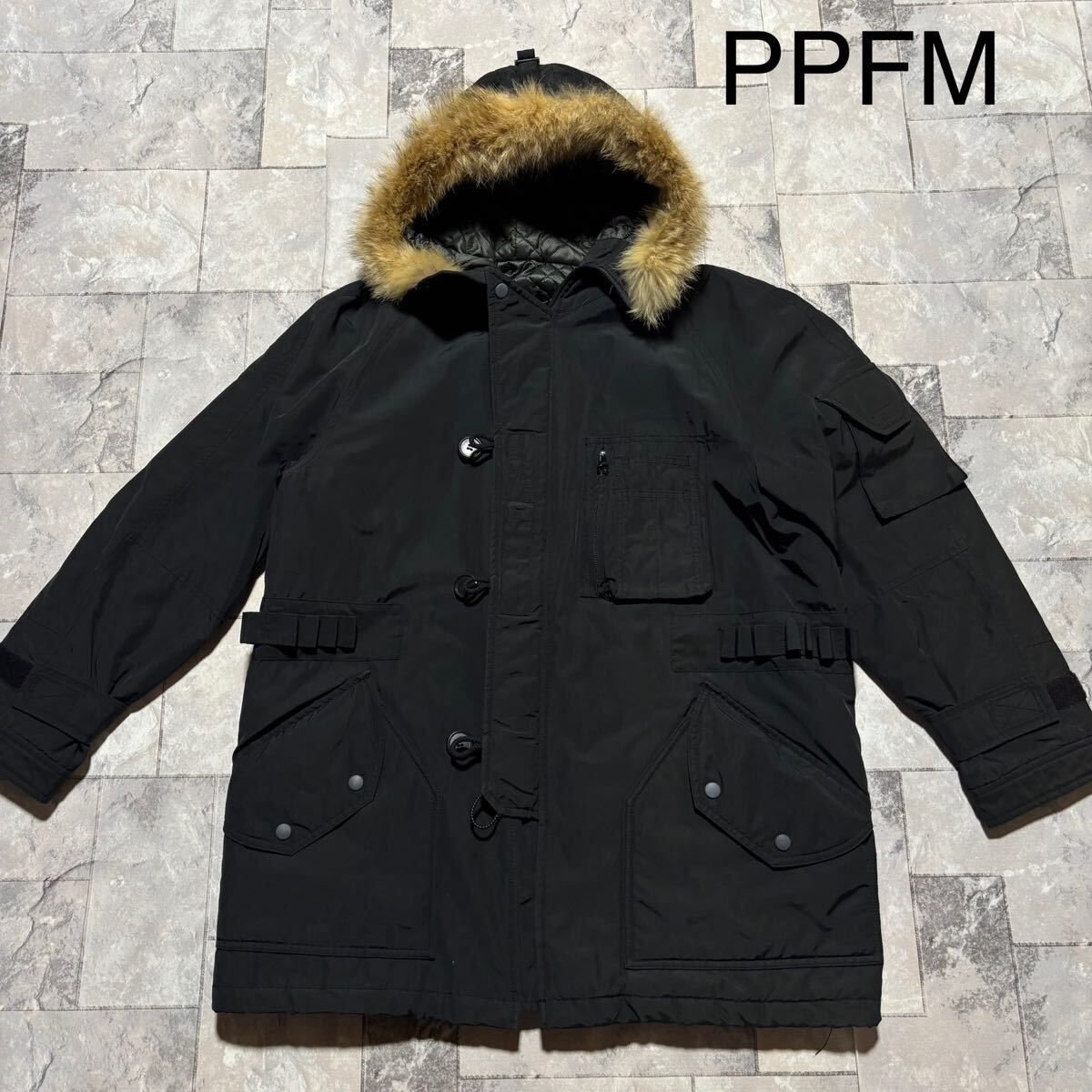 00s archive y2k PPFM ナポレオンジャケット 平成 ブラック PPFM