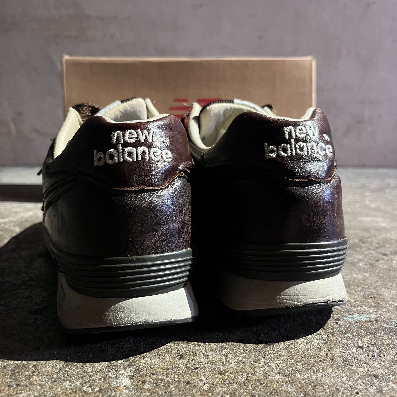 NEW BALANCE MADE IN ENGLAND M576CBB BROWN/BEIGE 27cm