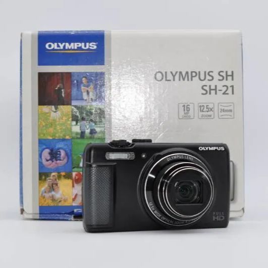 元箱付き、動作OK】OLYMPUS SH-21 オリンパス コンパクトデジタル