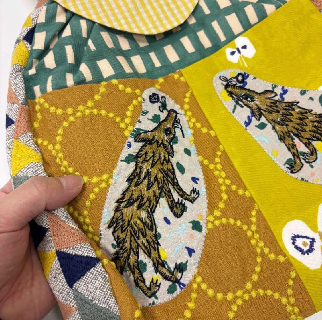 新品 mina perhonen ミナペルホネン 伊勢丹限定 KIDS キッズ wolf