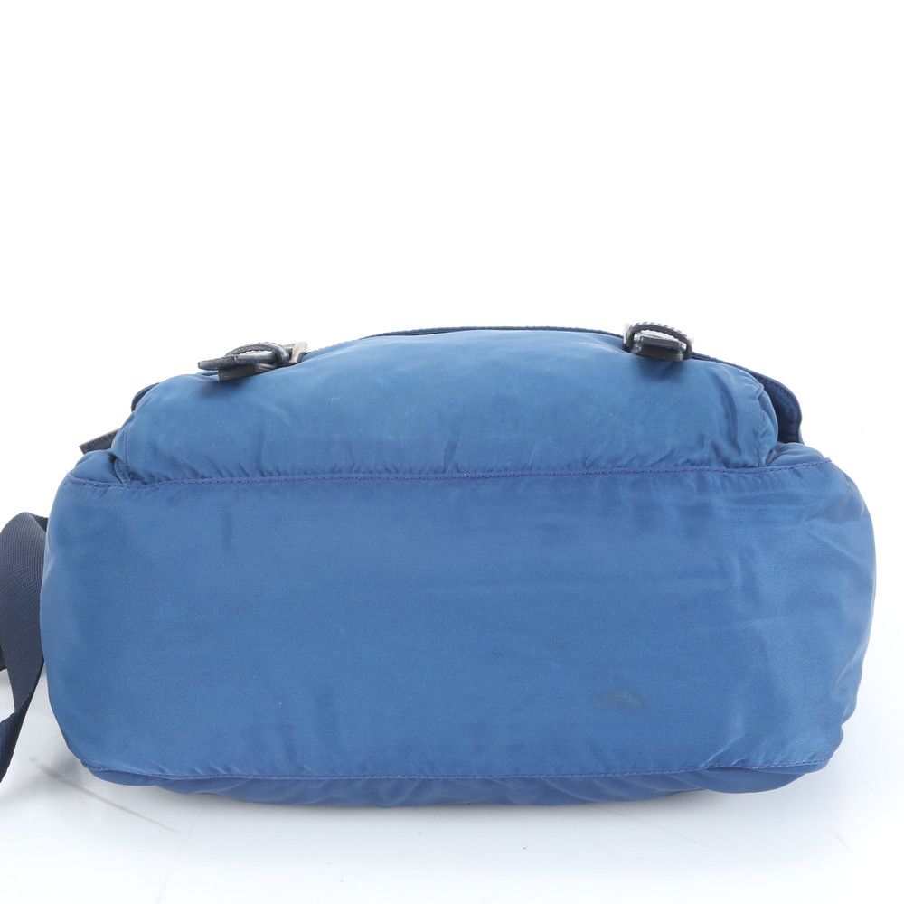 極美品 プラダ テスート ナイロン 三角 トライアングル ロゴ レザー