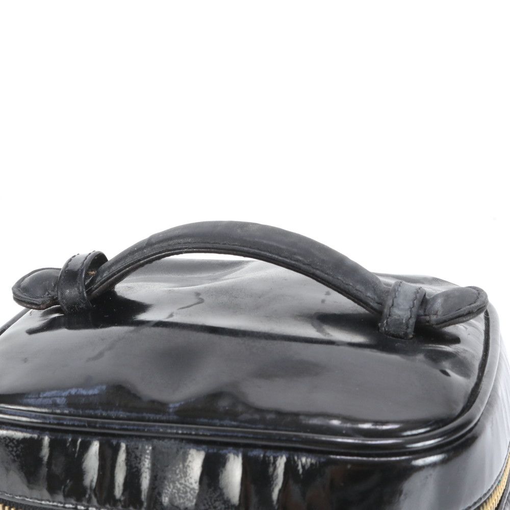 シャネル ココマーク バニティ バッグ パテント レザー ハンド トート