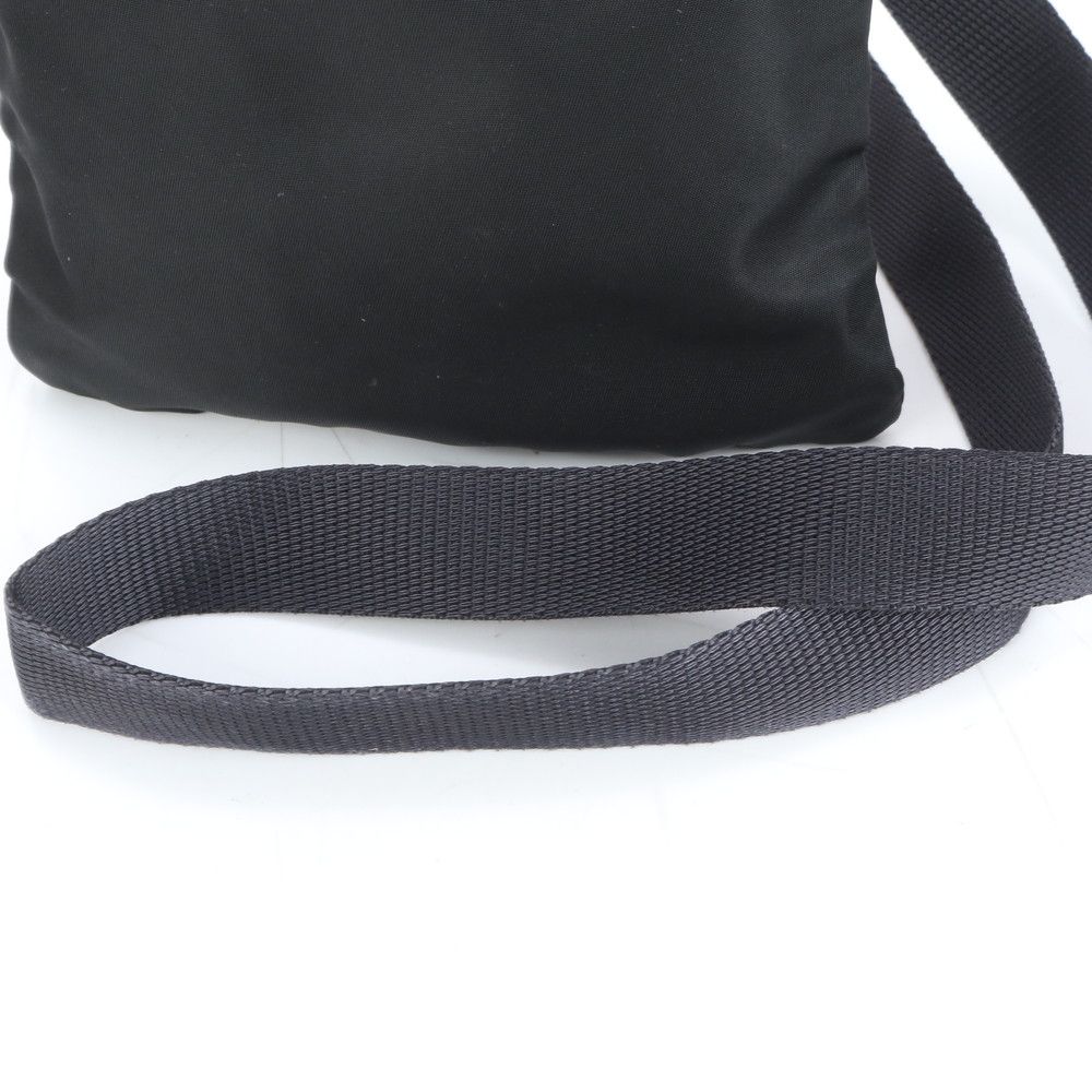 極美品 プラダ テスート ナイロン 三角 トライアングル ロゴ レザー