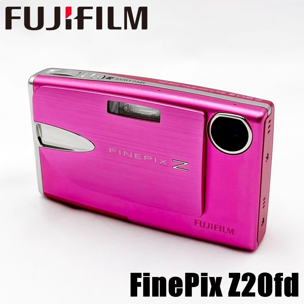 【美品】フジフイルム FUJIFILM FinePix Z20fd ピンク コンデジ カメラ 