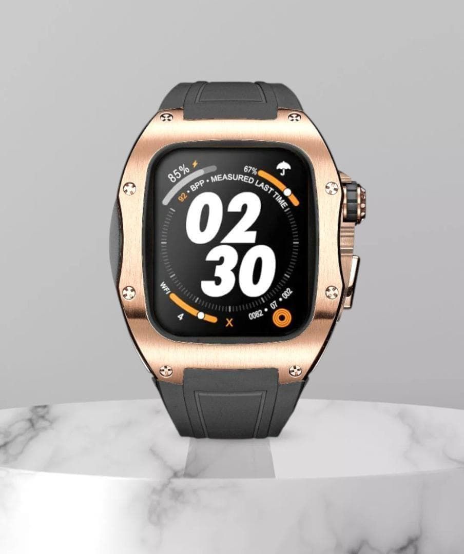 Applewatch Case SUS R2 RoseBlack 44.45時計 - メルカリ