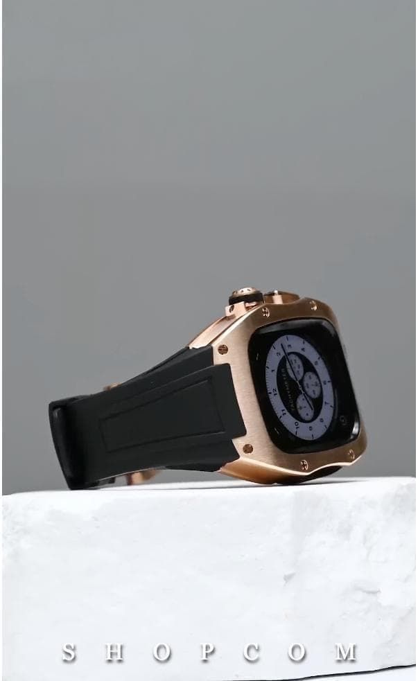Applewatch Case SUS R2 RoseBlack 44.45時計 - メルカリ