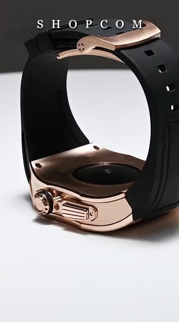 Applewatch Case SUS R2 RoseBlack 44.45時計 - メルカリ