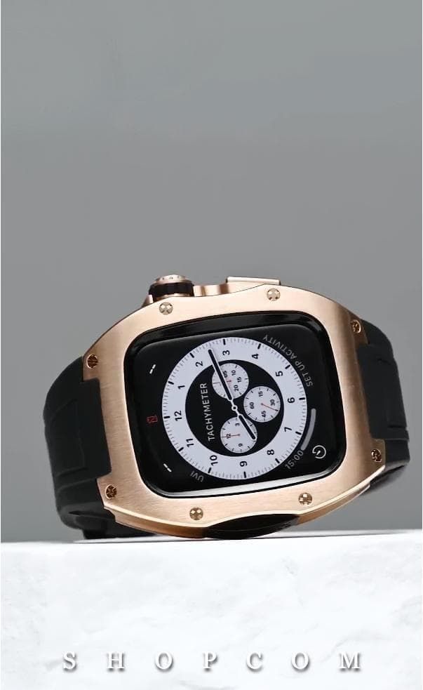 Applewatch Case SUS R2 RoseBlack 44.45時計 - メルカリ