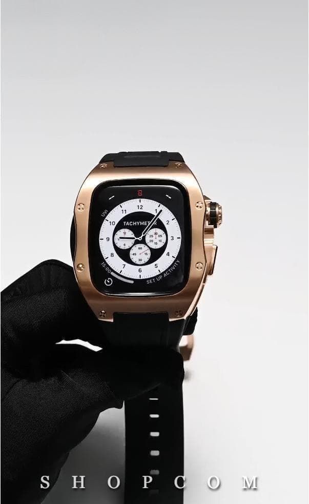Applewatch Case SUS R2 RoseBlack 44.45時計 - メルカリ