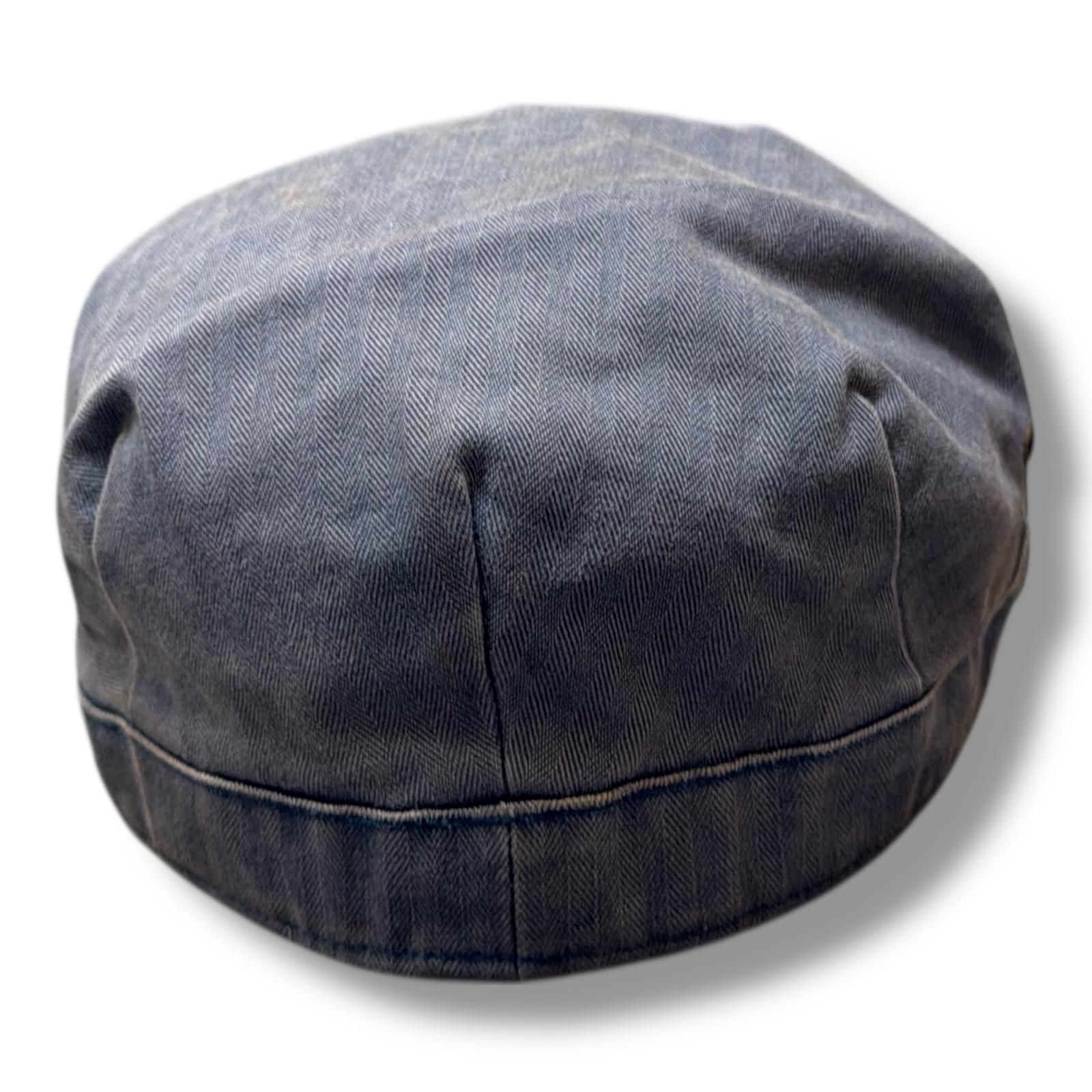 希少　ダブルアールエル ＲＲＬ ワークキャップ　ビンテージ加工 RRL work cap ワークキャップ 帽子 ダブルアールエル ネイビー S/M