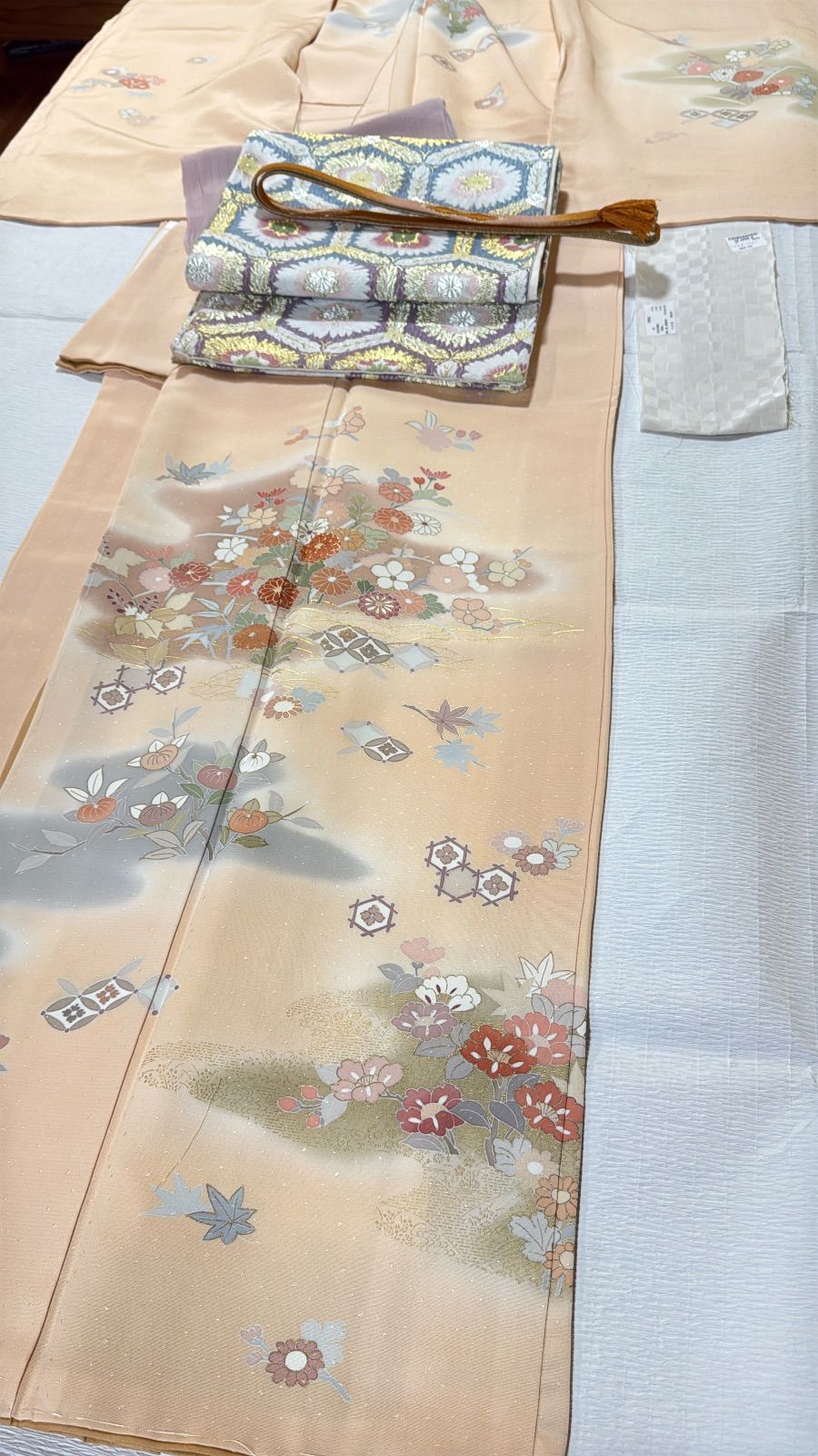 千總 訪問着 正絹 フルセット 廣部商事 - メルカリ