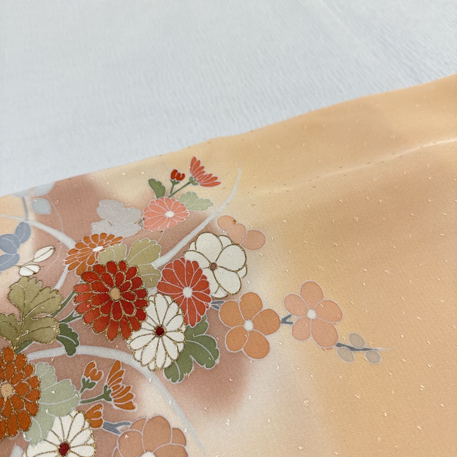 千總　訪問着　正絹　フルセット　廣部商事 千總 訪問着 正絹 フルセット 廣部商事 - メルカリ