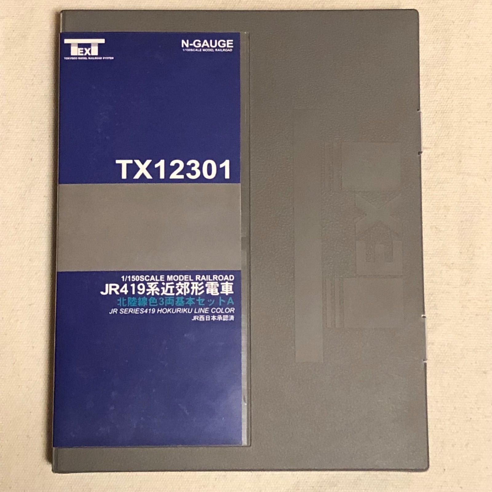 JR419系近郊形電車 北陸線色 TX12301 東京堂 電車 クハ モハ クモハ 
