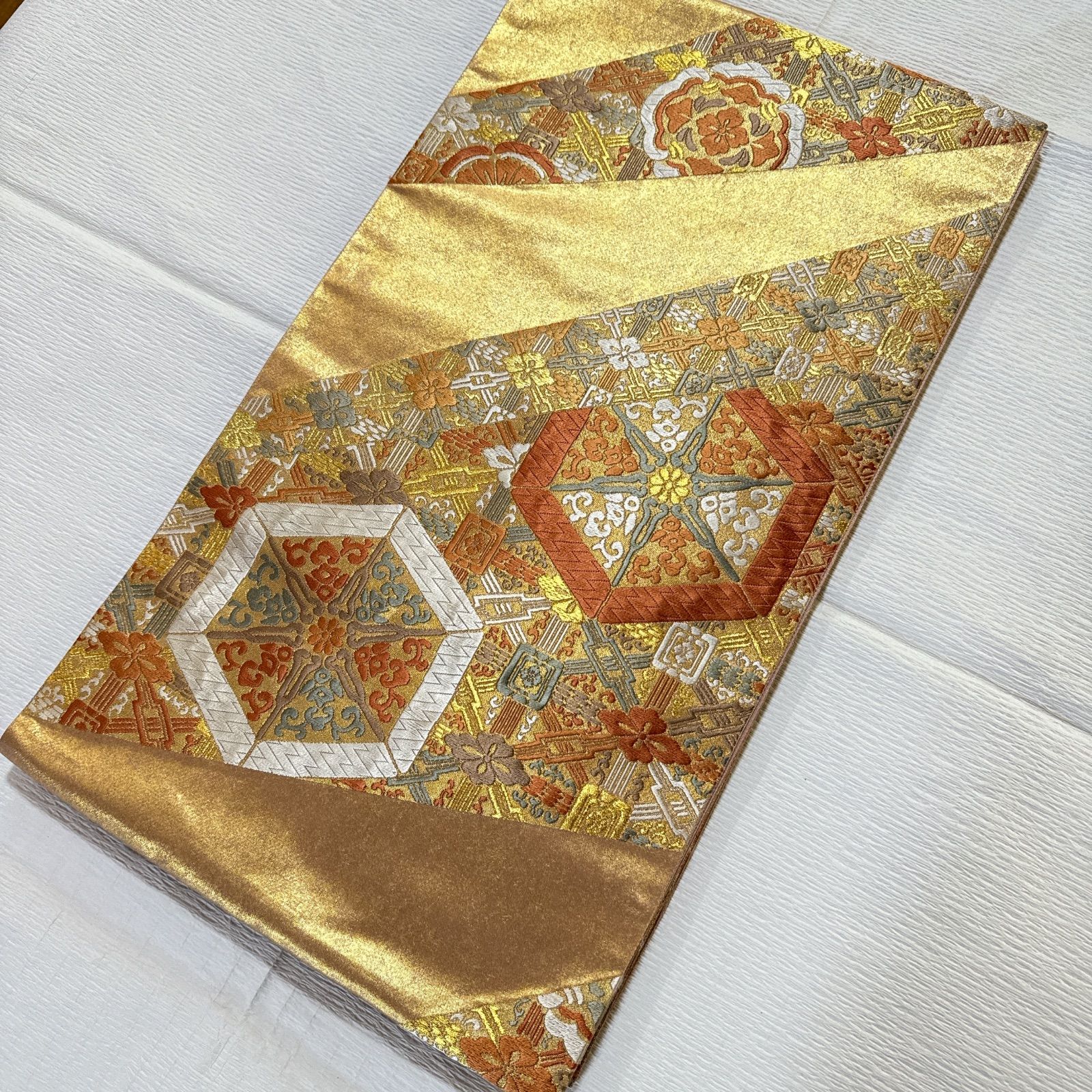 訪問着 梅垣織物 宝尽くし 松竹梅 正絹 セット 水色 - メルカリ