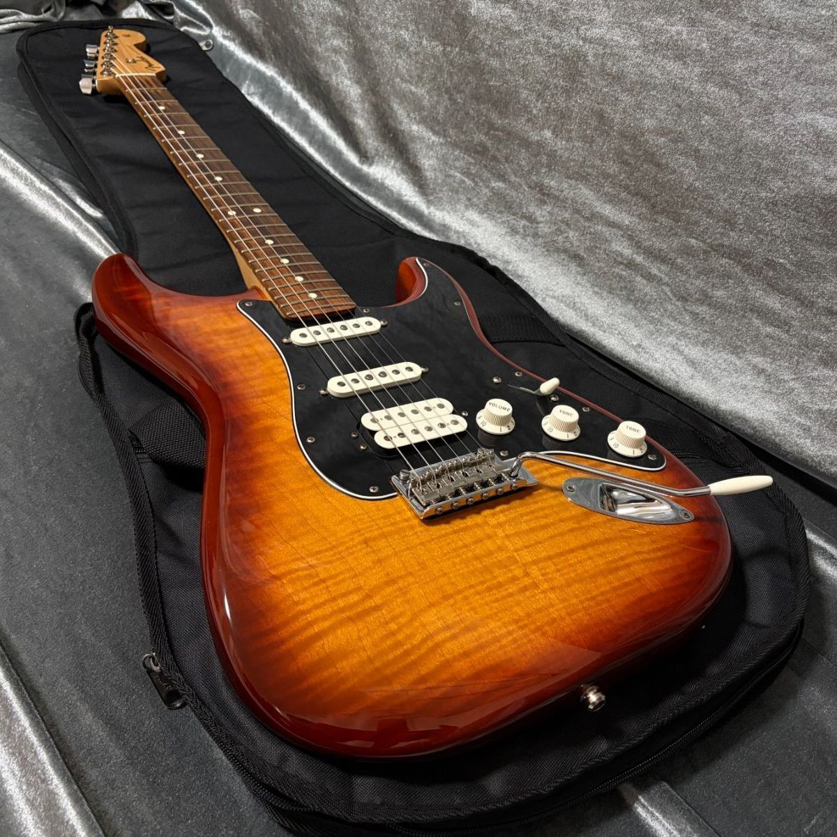 ☆美品 Fender Mexico Player Stratocaster HSS Plus Top フレイム