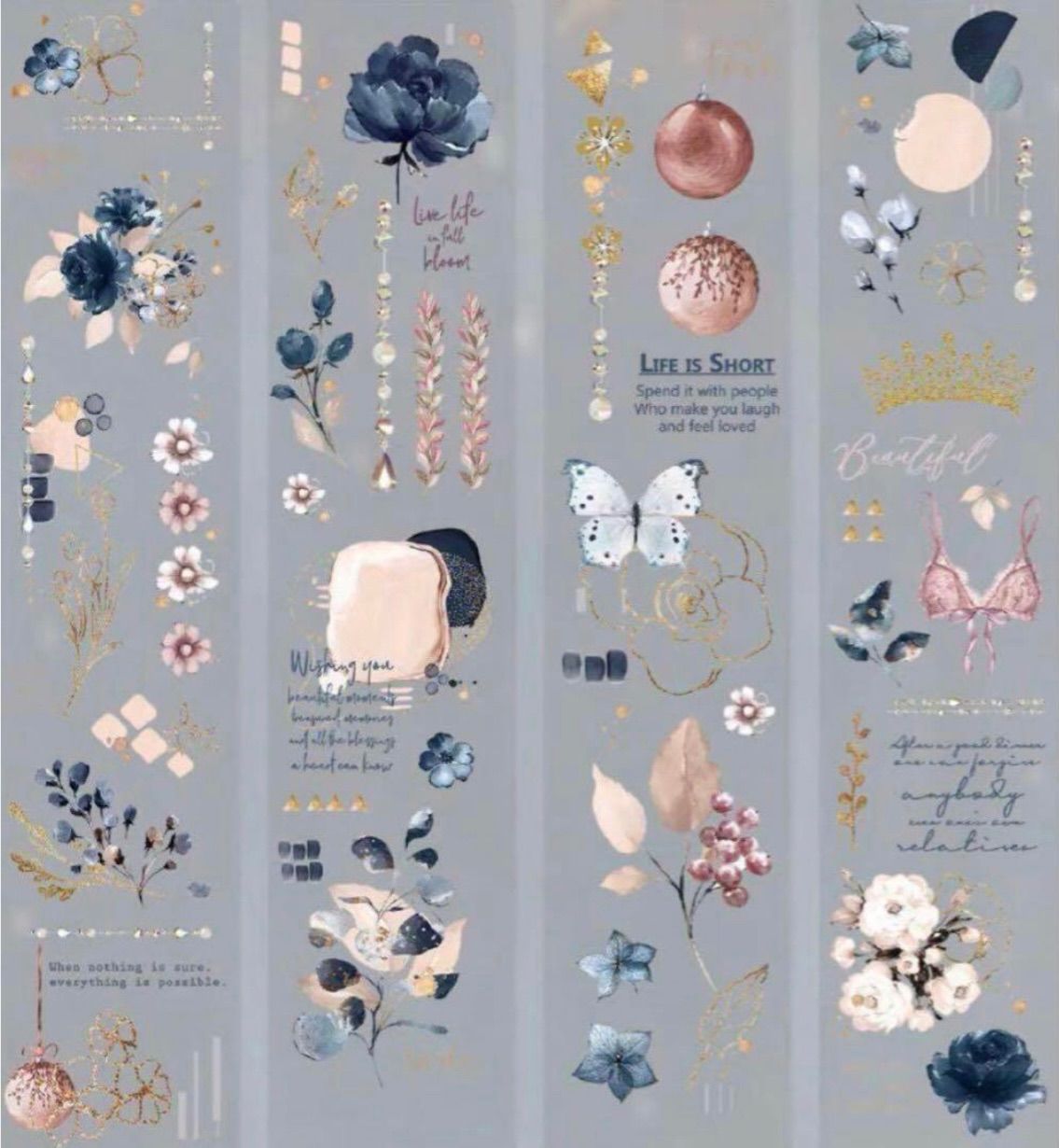 PET 入梦 6cm×10m 海外マスキングテープ 海外マステ 花 - メルカリ