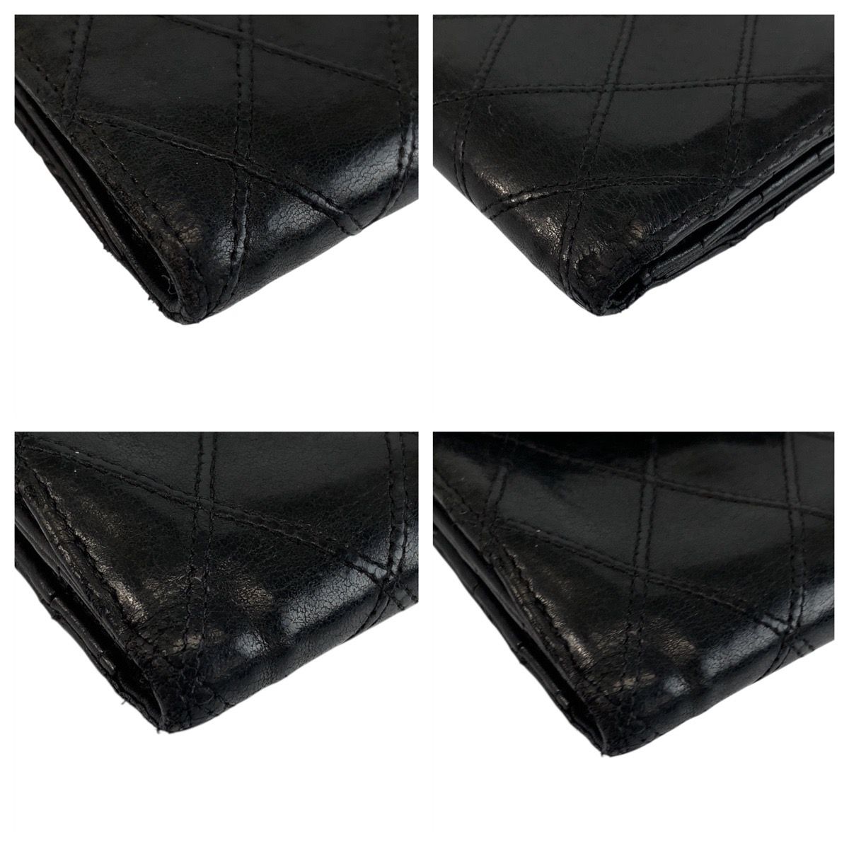 CHANEL シャネル ビコローレ ココマーク ブラック 黒 ゴールド金具