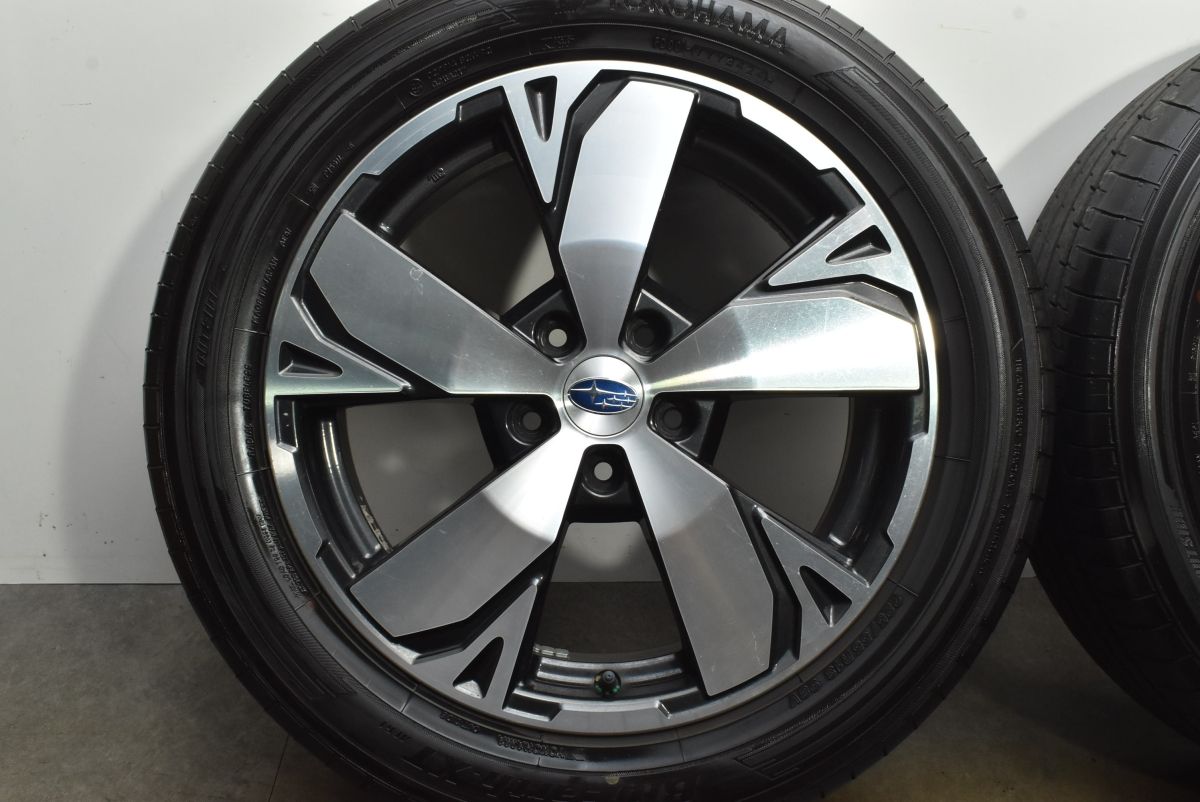 良好】スバル SK フォレスター アドバンス 純正 18in 7J +48 PCD114.3