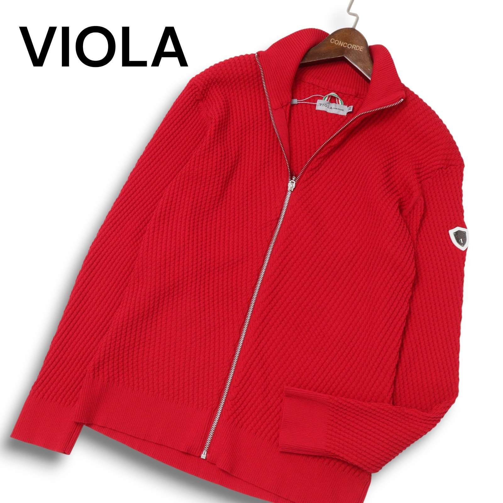 新品 未使用】 VIOLA rumore ヴィオラ ルモーレ ロゴ フルジップ 