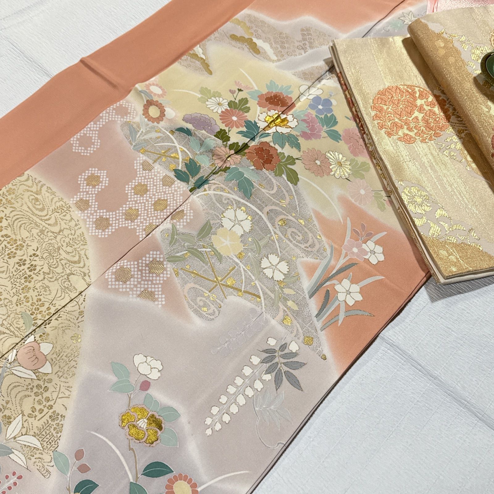 高島屋 訪問着 長襦袢 袋帯 川島織物 正絹 フルセット - メルカリ