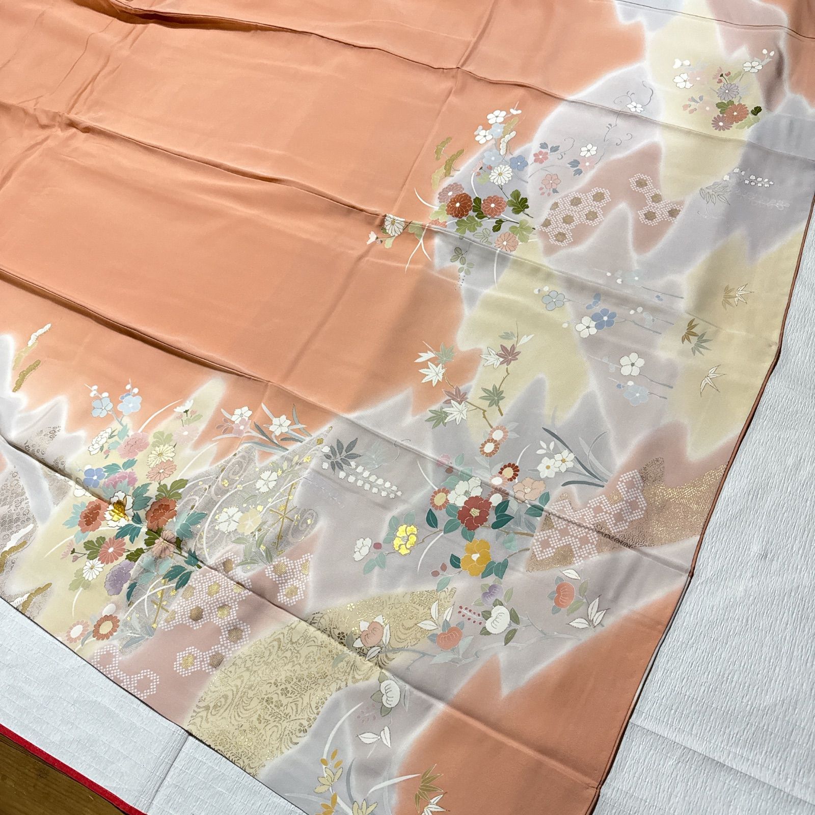 高島屋　訪問着　長襦袢　袋帯　川島織物　正絹　フルセット 高島屋 訪問着 長襦袢 袋帯 川島織物 正絹 フルセット - メルカリ