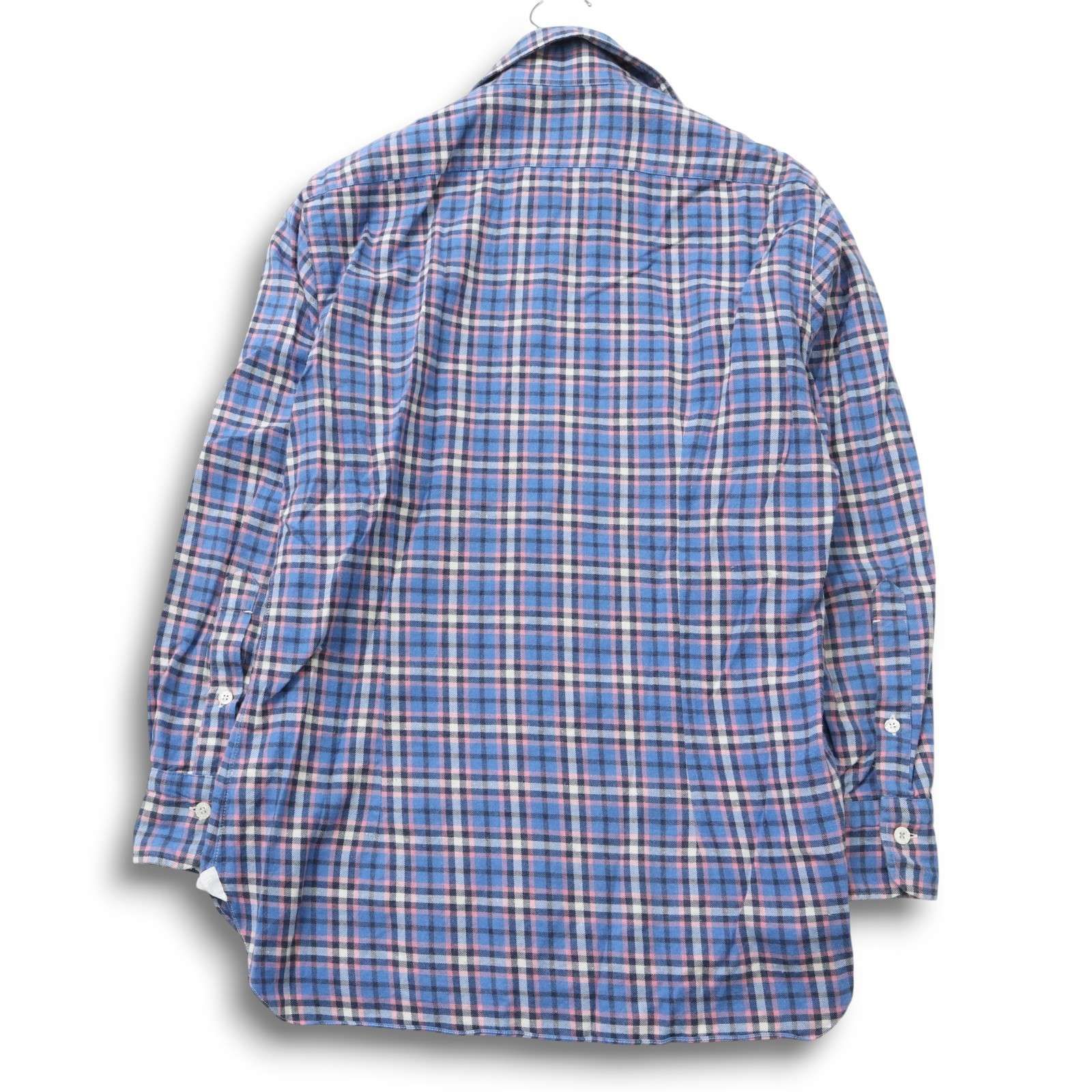 BARBA バルバ DANDYLIFE 秋冬☆ 長袖 ホリゾンタルカラー チェック