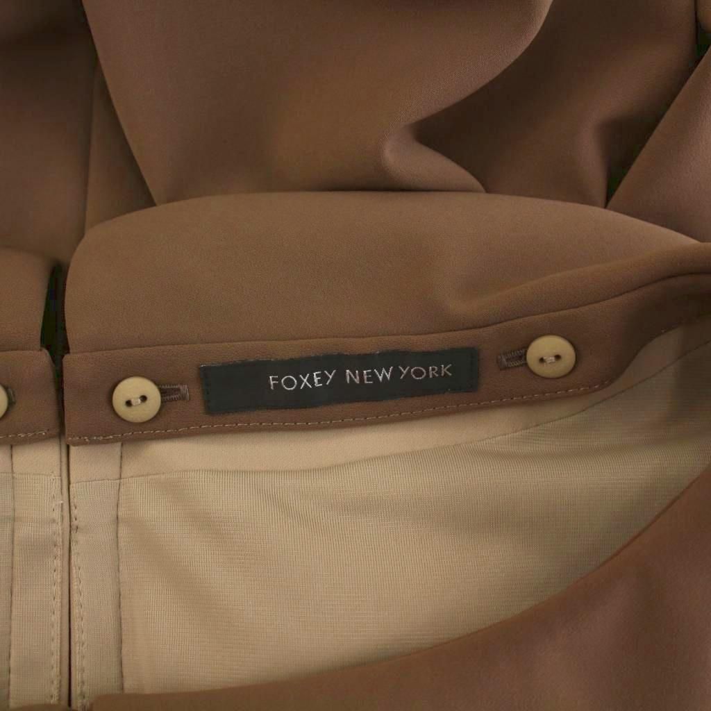 フォクシーニューヨーク FOXEY NEW YORK ノースリーブ ワンピース ひざ