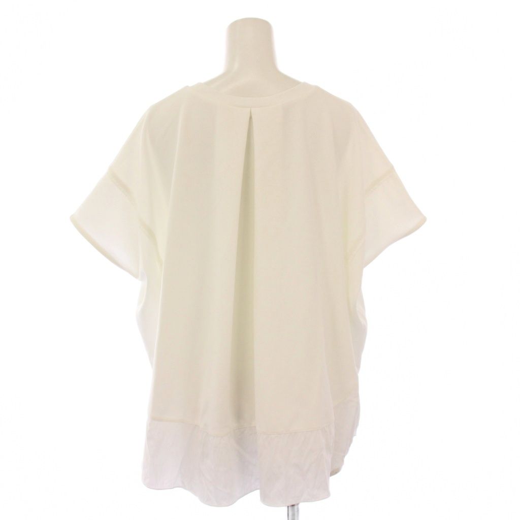 BEARDSLEY ビアズリー　ラウンドヘムＴ　半袖カットソー ホワイト BEARDSLEY ビアズリー ラウンドヘムT 半袖カットソー ホワイト