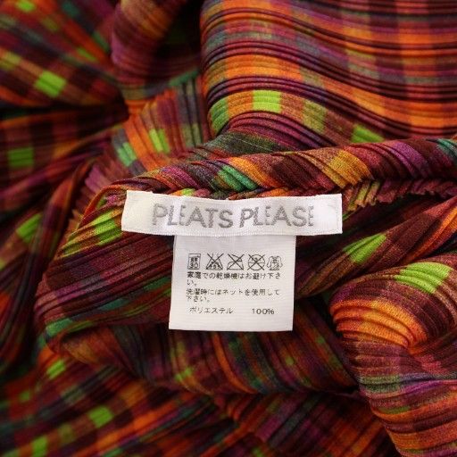プリーツプリーズ五分袖丈カットソー プリーツプリーズ PLEATS PLEASE イッセイミヤケ カットソー 五分袖
