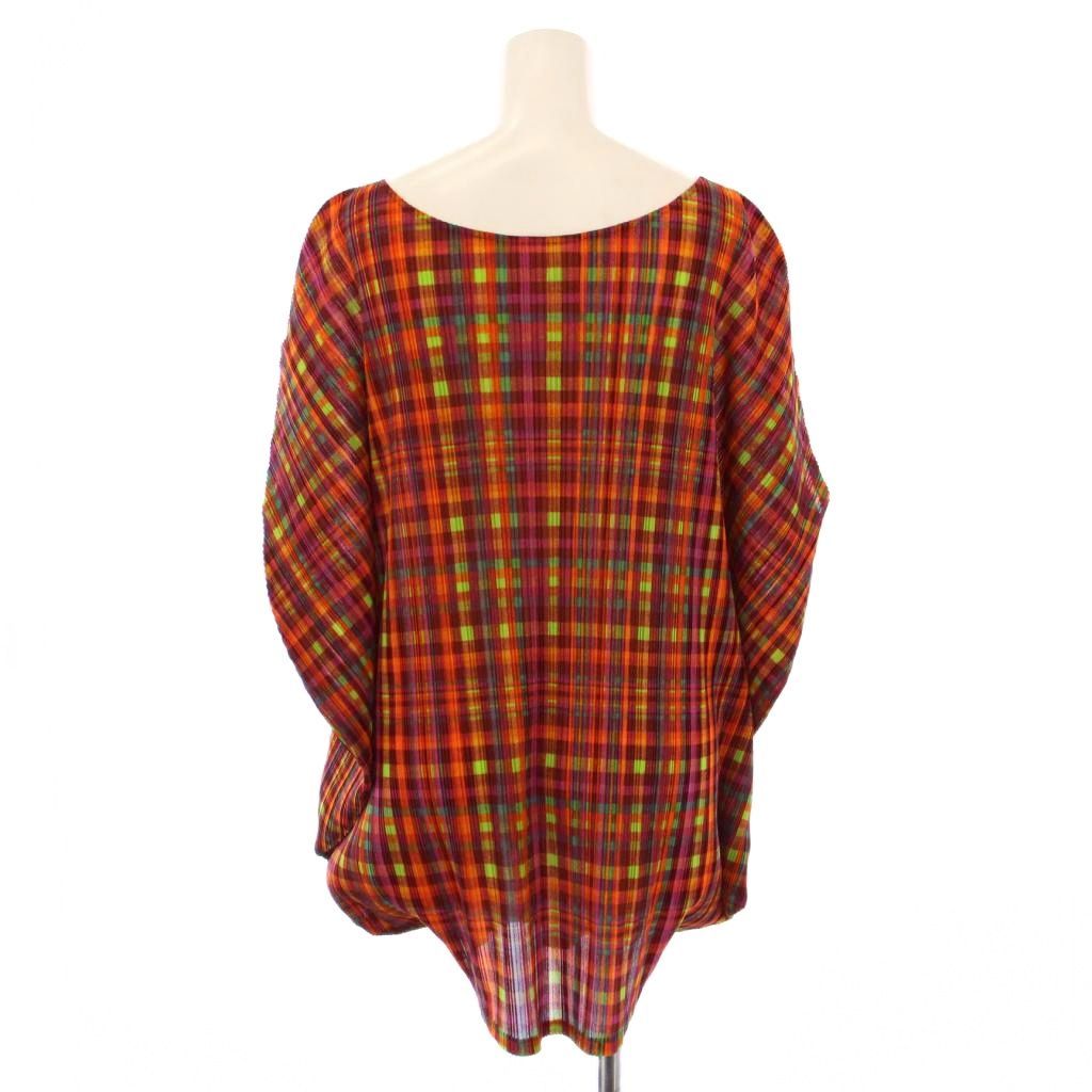 プリーツプリーズ PLEATS PLEASE イッセイミヤケ カットソー 五分袖