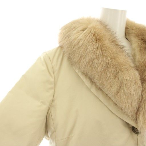 BURBERRY LONDON バーバリーロンドンファーロングダウンコート BURBERRY LONDON バーバリーロンドンファーロングダウンコート