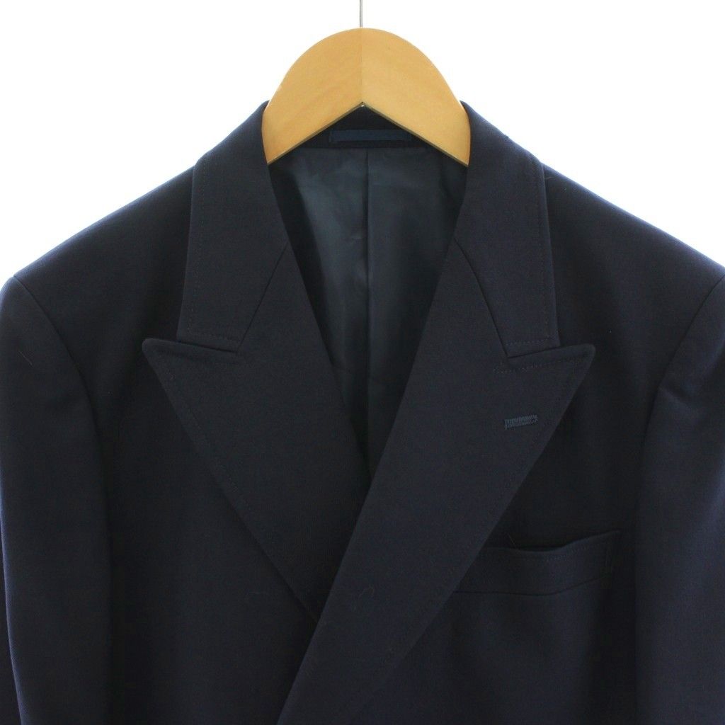 ジェイプレス J.PRESS テーラードジャケット ダブル 紺ブレ 金ボタン