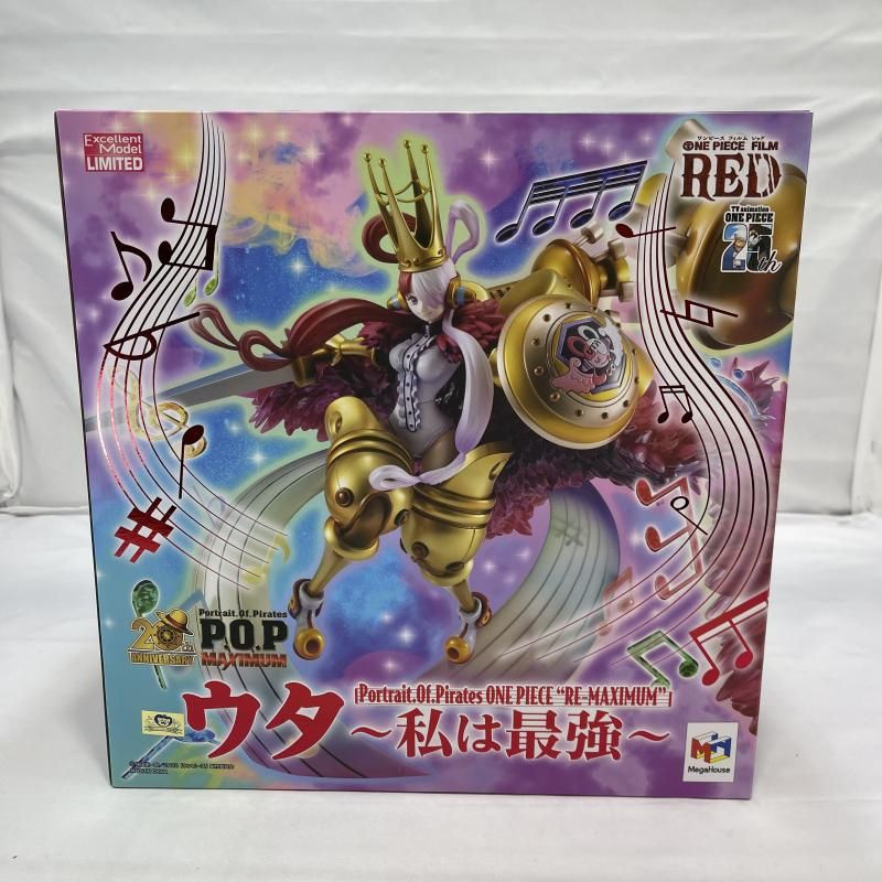 中古】未開封)MegaHouse P.O.P RE-MAXIMUM ウタ ～私は最強 未開封ウタフィギュアPOP