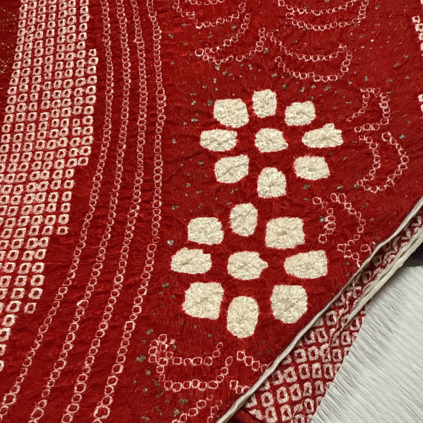 振袖　成人式　総絞り　フルセット　正絹　赤 楽天市場】【成人式 振袖 レンタル】RS797 正絹 薄紅 絞り桜に蝶々フル