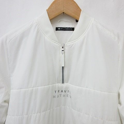 【トラヴィスマシュー】未使用 セットアップ ジップジャケット M 白 トラヴィスマシュー TRAVISMATHEW ゴルフ スポーツウエア ジャケット