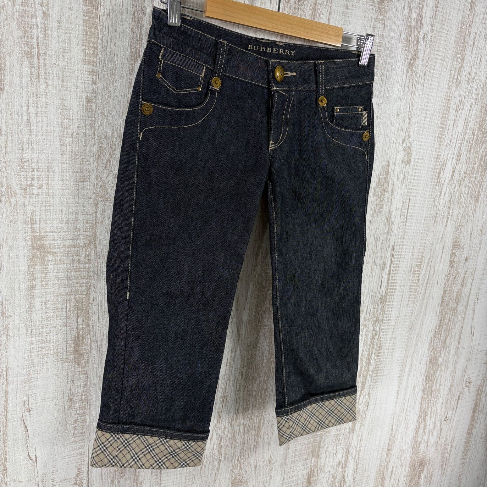 BURBERRY BLUE LABEL バーバリーブルーレーベル ホースロゴ刺繍 ノバ