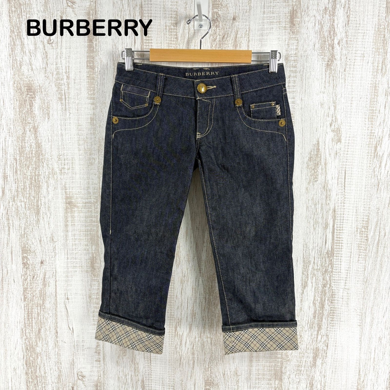 BURBERRY BLUE LABEL バーバリーブルーレーベル ホースロゴ刺繍 ノバ