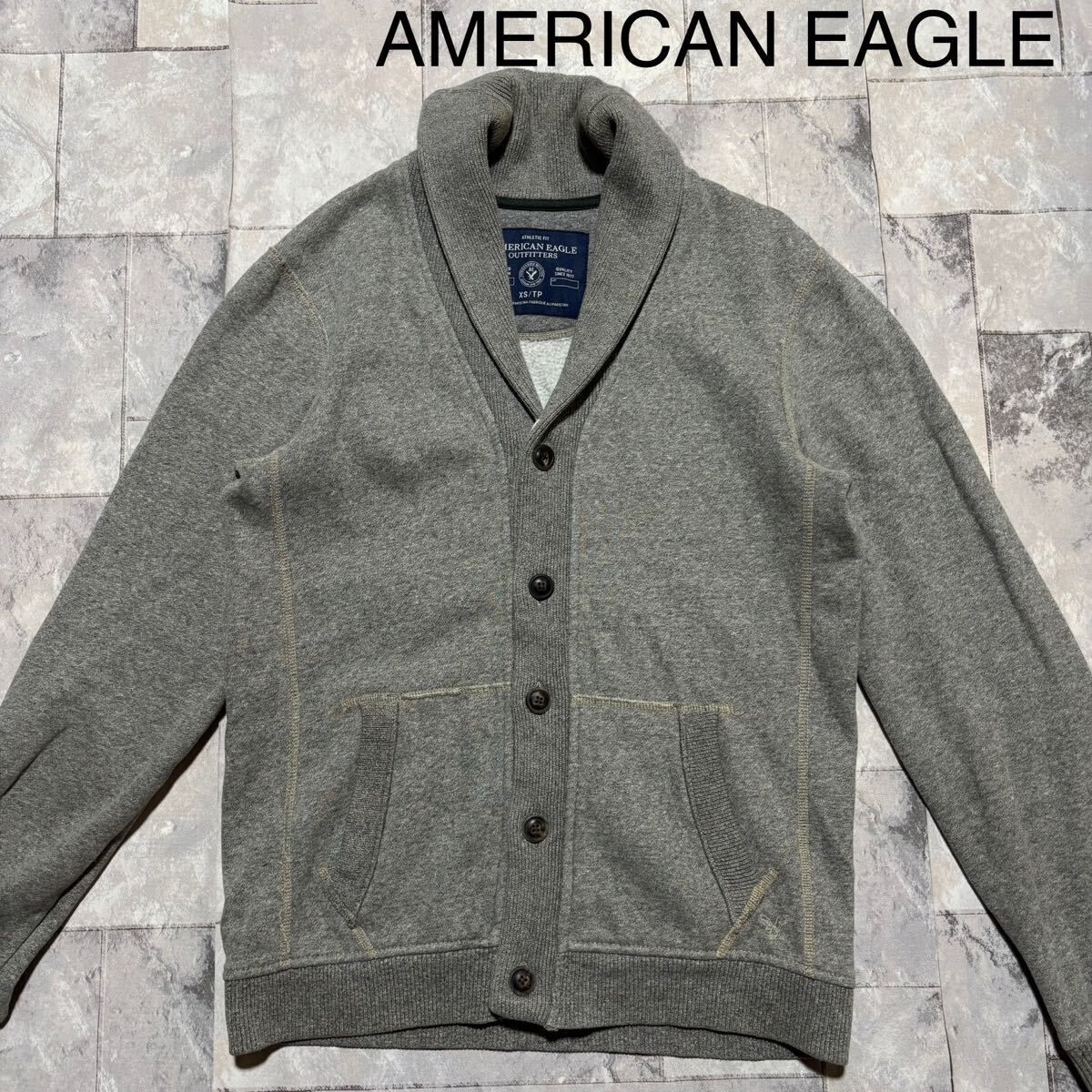 AMERICAN EAGLE アメリカンイーグル ショールカラーカーディガン 