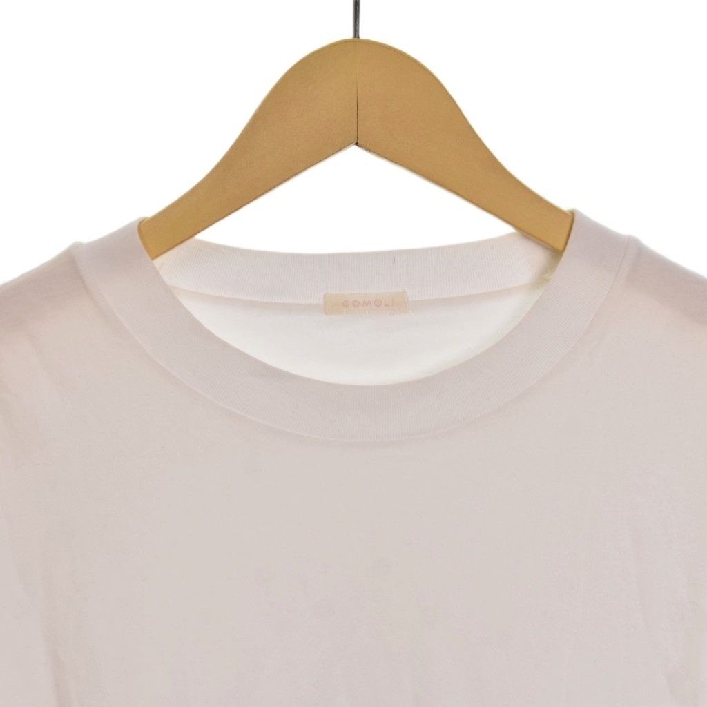 COMOLI 21SS ダブルレイヤー長袖クルー サイズ1 未使用品 コモリ COMOLI 21AW ダブルレイヤー 長袖 クルー Tシャツ カットソー 1