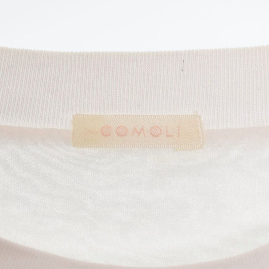 COMOLI 21SS ダブルレイヤー長袖クルー サイズ1 未使用品 コモリ COMOLI 21AW ダブルレイヤー 長袖 クルー Tシャツ カットソー 1