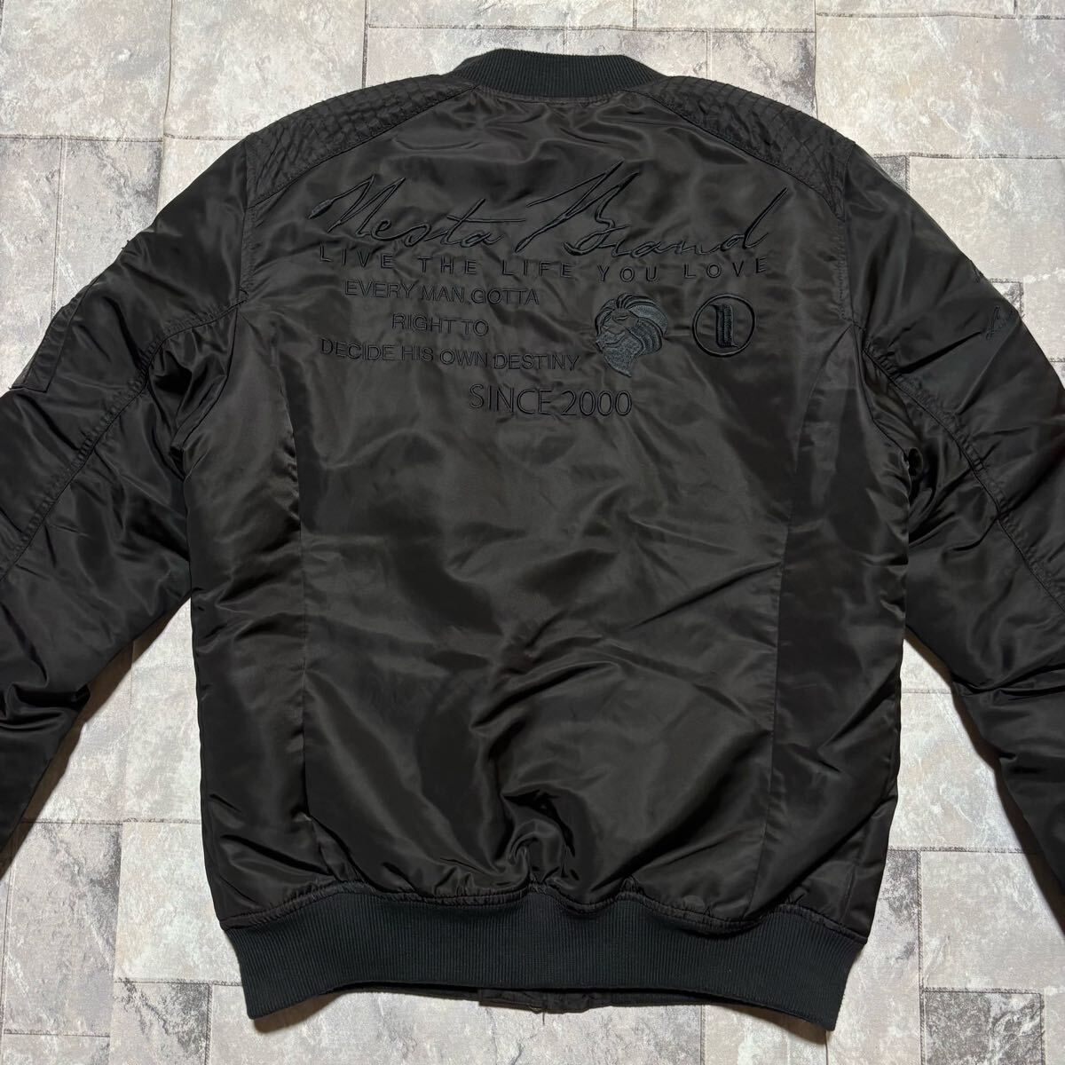 NESTA BRAND ネスタブランド MA1 ナイロンジャケット ダブルジップ 