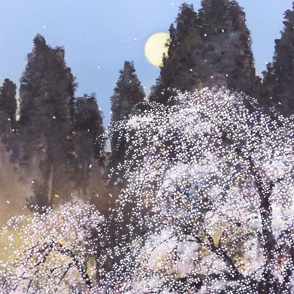 木村圭吾、【未明の擾乱】、希少な額装用画集画、新品高級額 額装付 木村圭吾、【未明の擾乱】、希少な額装用画集画、新品高級額 額装付