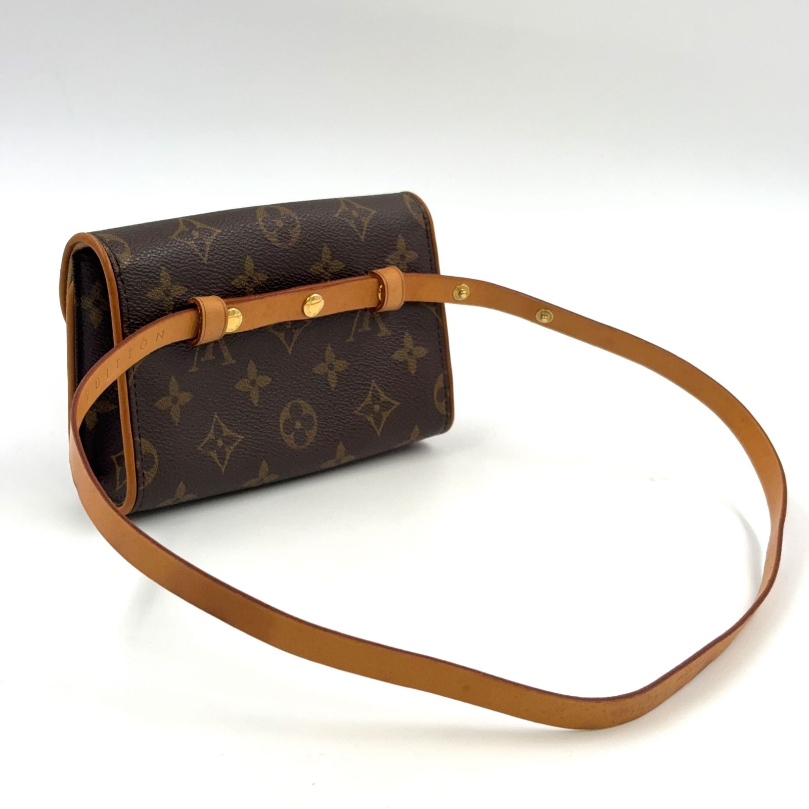 LOUIS VUITTON ポシェット ツインPM モノグラム XS レザー×PVC