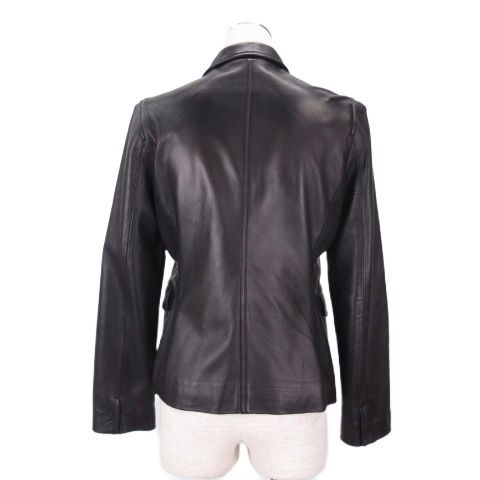 COMME CA DU MODE ブラックレザージャケット サイズ2 COMME CA DU MODE ブラックレザージャケット サイズ2