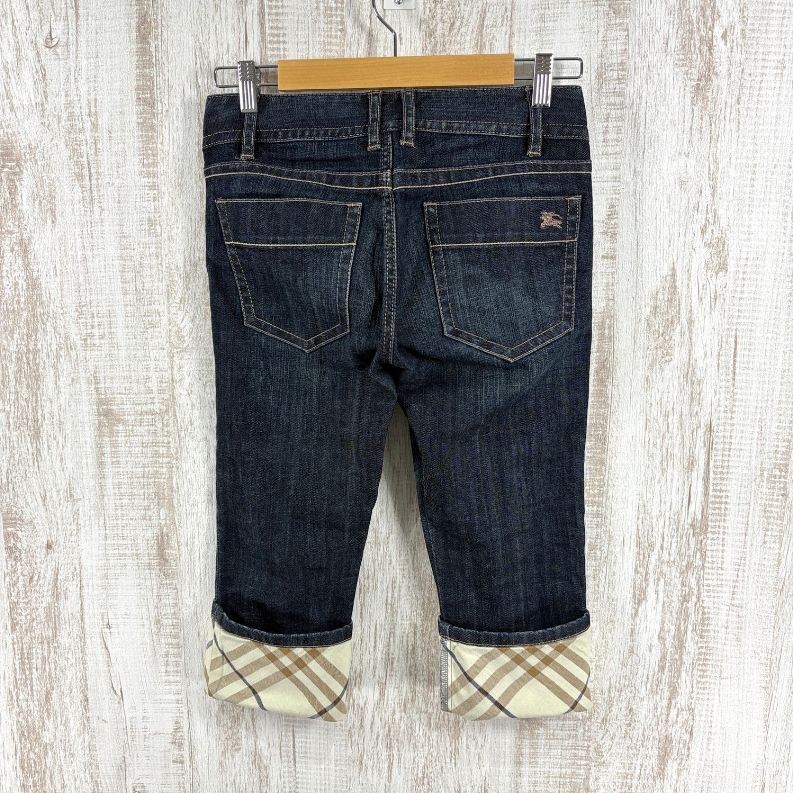 BURBERRY BLUE LABEL バーバリーブルーレーベル ホースロゴ刺繍 ノバ