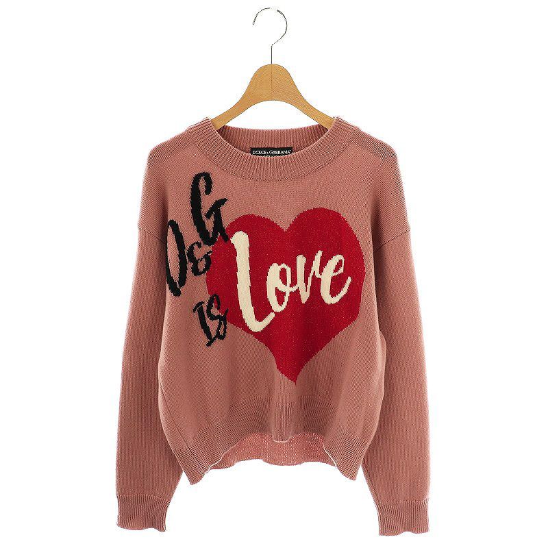 【美品】DOLCE & GABBANA (ドルチェ&ガッバーナ) 長袖セーター 美品】DOLCE&GABBANA ドルチェアンドガッバーナ セーター ニット